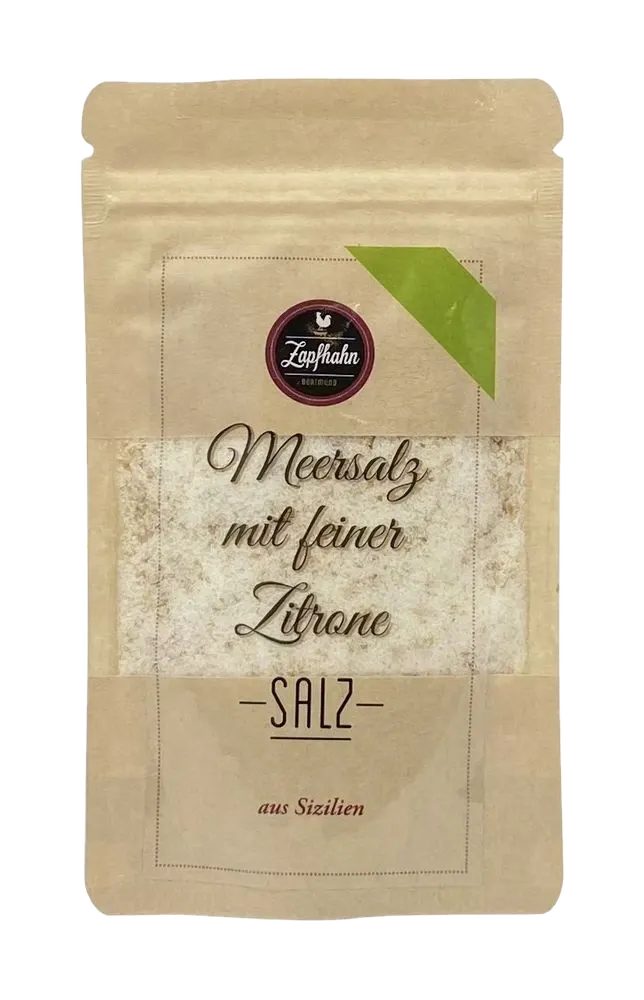Meersalz mit feiner Zitrone aus Sizilien