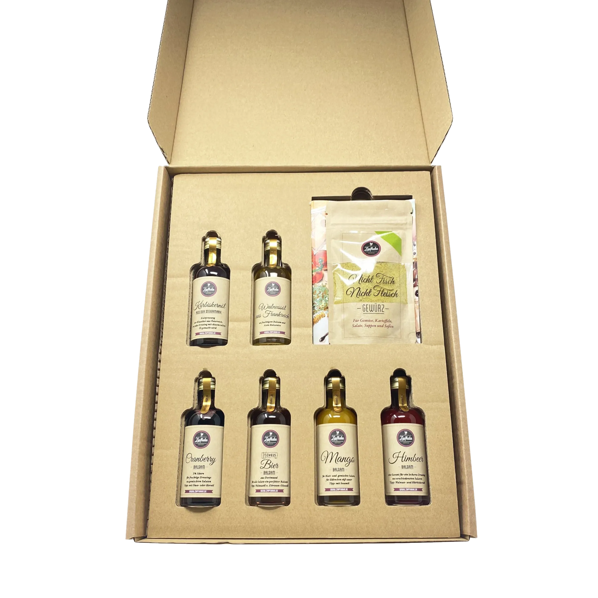 Essig und Öl Geschenk, Feinkost Geschenkset 1
