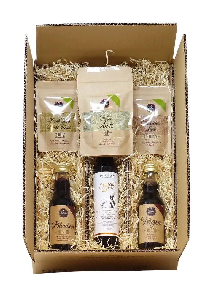Gourmet-Paket, Geschenk