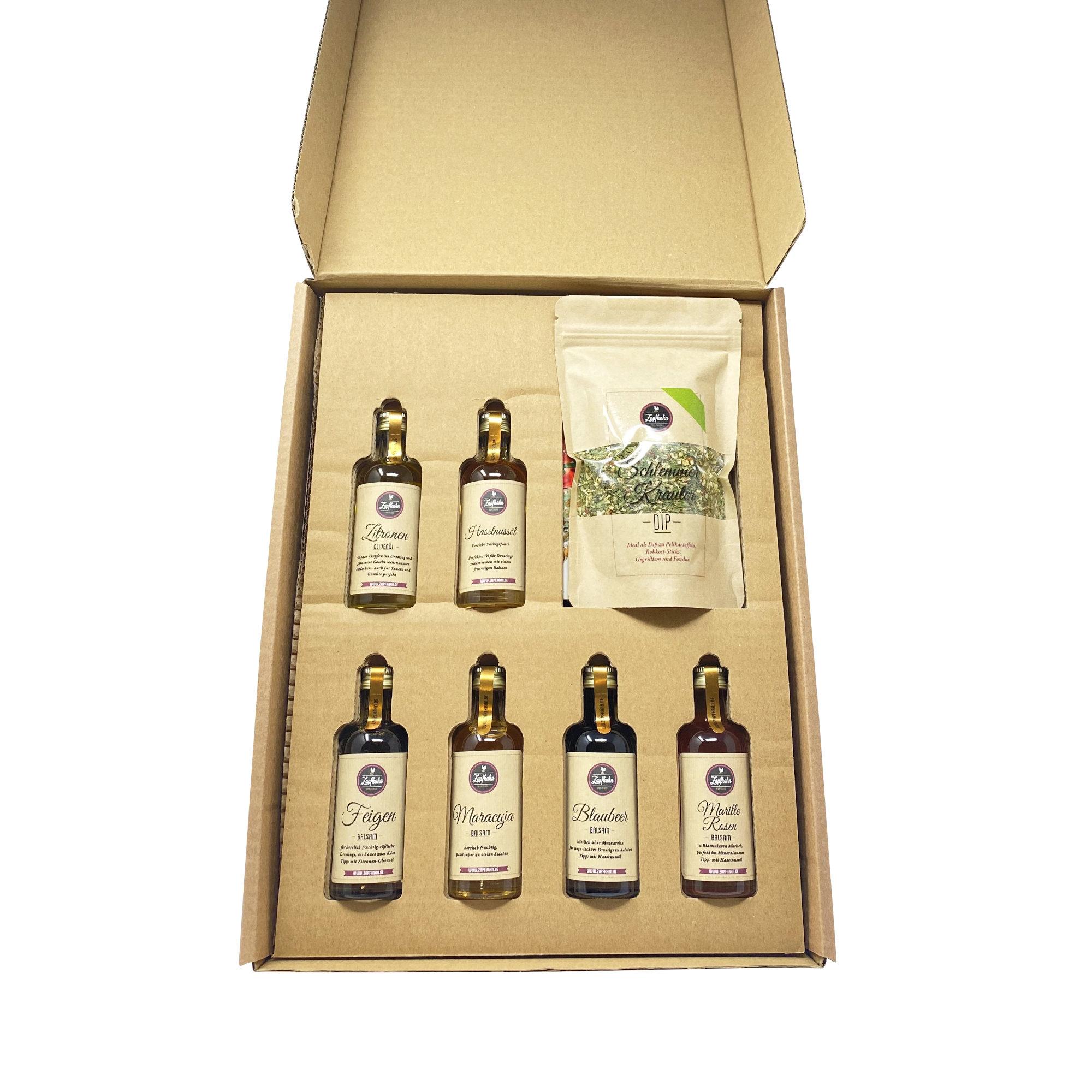 Essig und Öl Geschenk, Feinkost Geschenkset 2