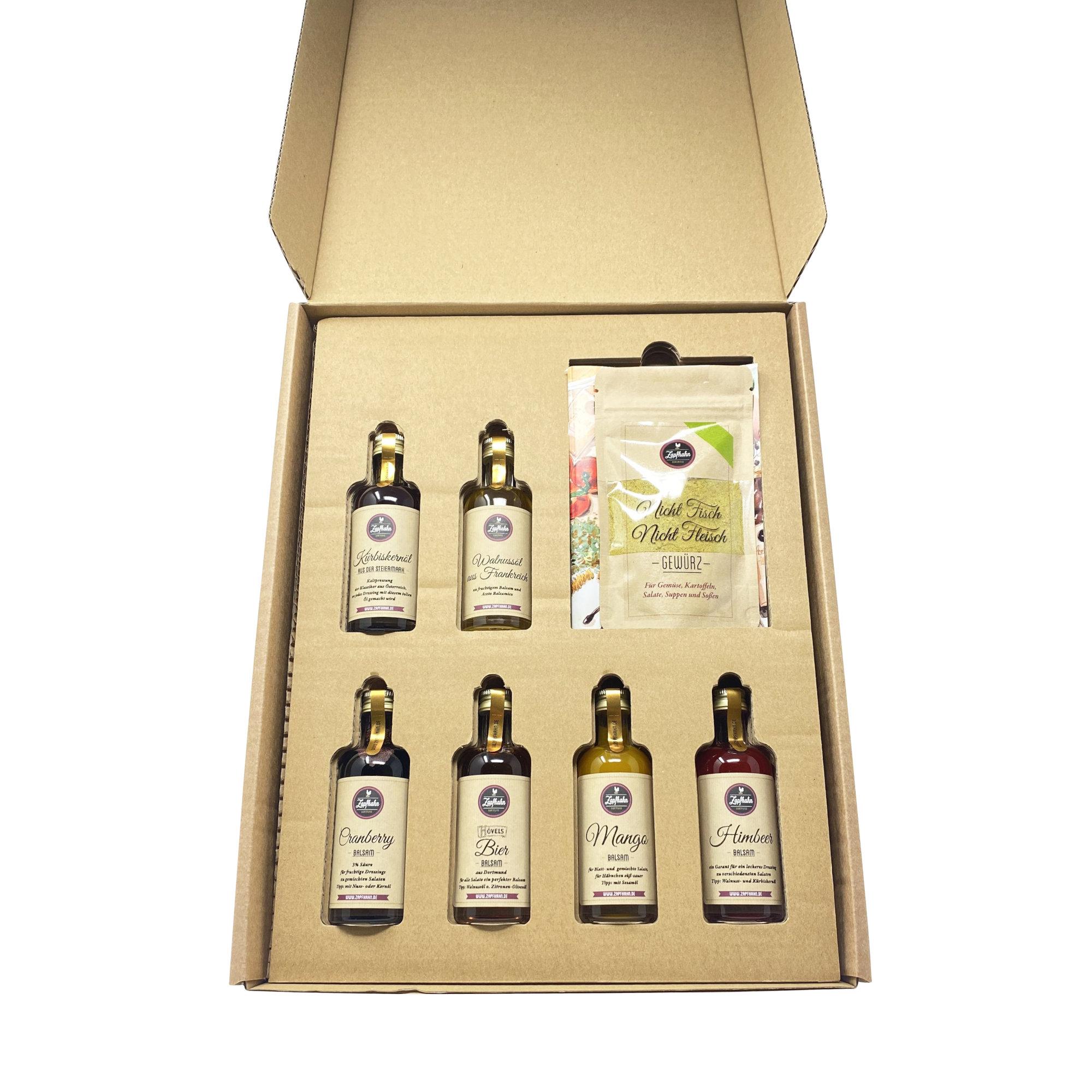 Essig und Öl Geschenk, Feinkost Geschenkset 1